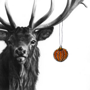 Stag 3 Christmas Card - Lucy Boydell