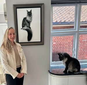 Maine Coon Cat in situ